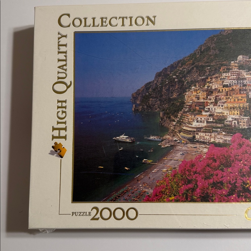 Vintage. Clementoni 2000 Piece Puzzle - Coastal Town. Positano-Italia - Picture 2 of 6